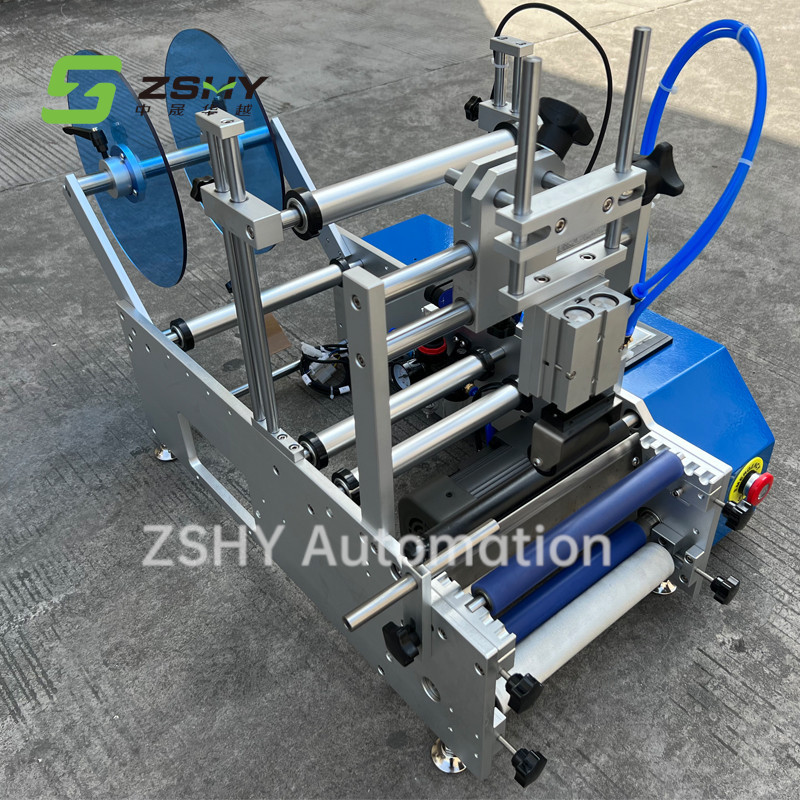 500W Automatic Labeling Machine Round Bottle Labeler 40pcs/min
