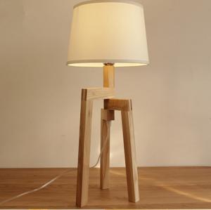 China Wooden study bedroom Stilt Table Lamp wooden bedside lamp(WH-MTB-180) wholesale
