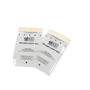 China Lab Biohazard Zipper Autoclave Specimen Ldpe Kangaroo Bags 95kPa wholesale