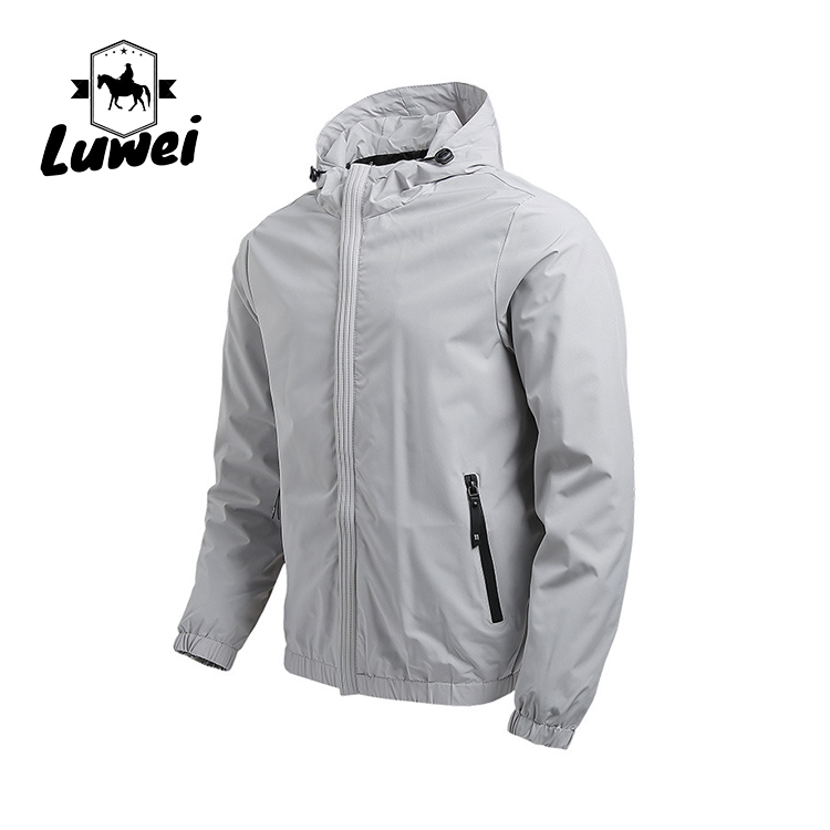 Hot Sale Climbing Sport Male Hooded Chaquetas Rectas Utility Para Hombre Outer Short Anti-wrinkle Men's Jacket