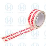 Security Void Tape / Printed Packing Tape Resistance Based Material