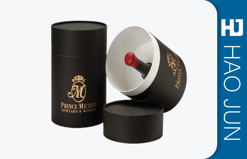 Cylinder / Round Custom Printed Cardboard Tubes Package For Festival Gift