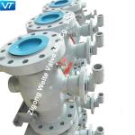 Fully Welded 16 Inch Ball Valve Flanged Bonnet Combined Seal