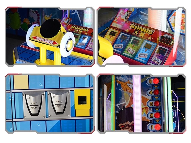 Indoor Leisure Center Redemption Arcade Machines Size 700*760*2500mm 280W