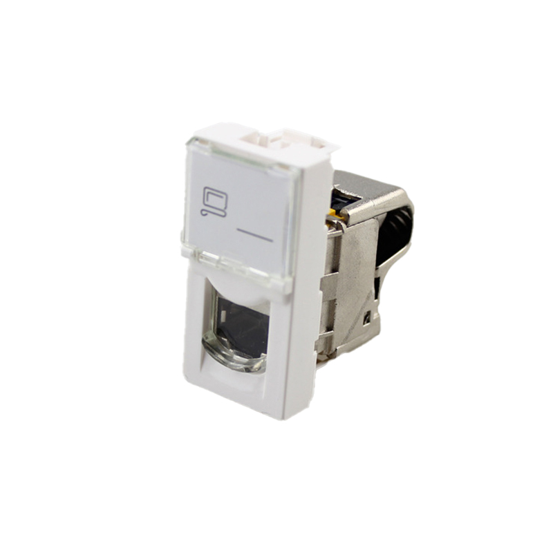Exact Cables Testing FLUKE RJ45 Modular Jack 180 Degree Toolless Cat6A Keystone Jack
