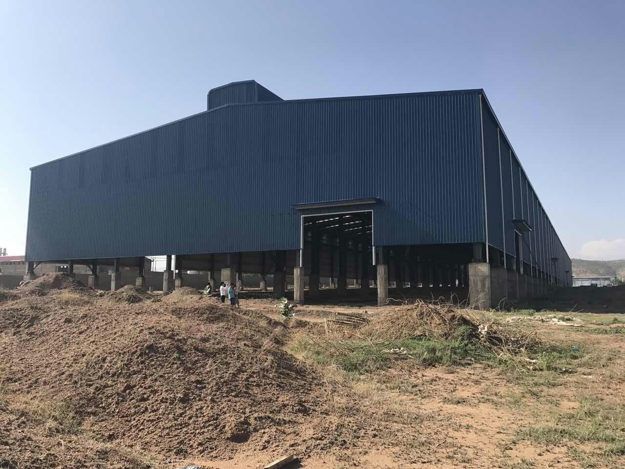 Industrial Prefabricated Customized Steel Structure Engineered Building