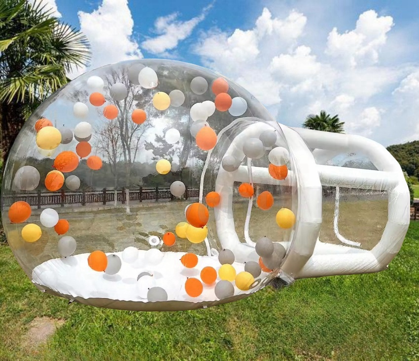 Clear Transparent Tent Inflatable Dome Bubble House for Balloons Flying Inside PVC