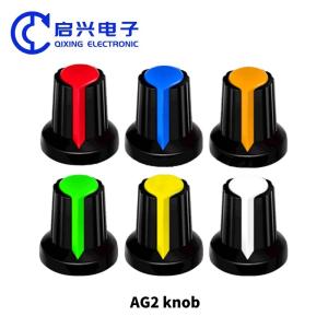 China AG2 Plastic Potentiometer Knob 15X17MM WH148 Knob Diameter 6mm Cap wholesale