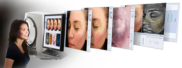 skin analyzer machine USB 2.0 port Illumination (RGB) 8,800 Lux rating power 80w