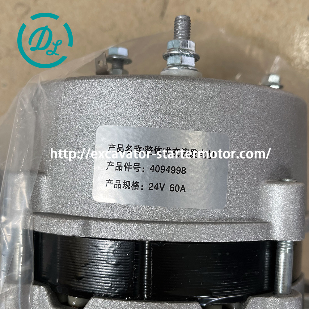 24V 55A Excavator Alternator 4094998 OE52770 66021491 66021490