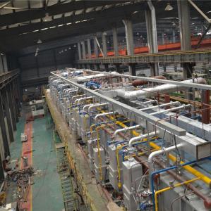 China Hot Dip Steel Galvanizing Plant Process 1.3-2.5mm 300-850mm Metal Ss wholesale