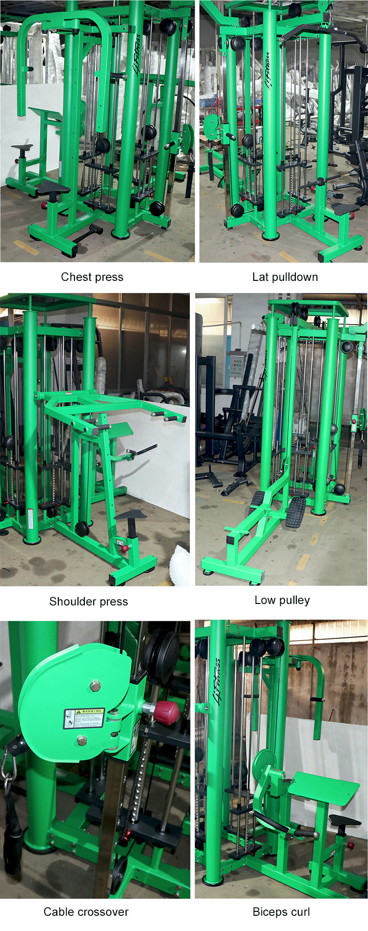 140*125cm 8 Station Gym Machine