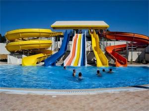 China Anti Corrosion Fiberglass Slides Outdoor Water Games Aquatic Park Child Play Equipment wholesale