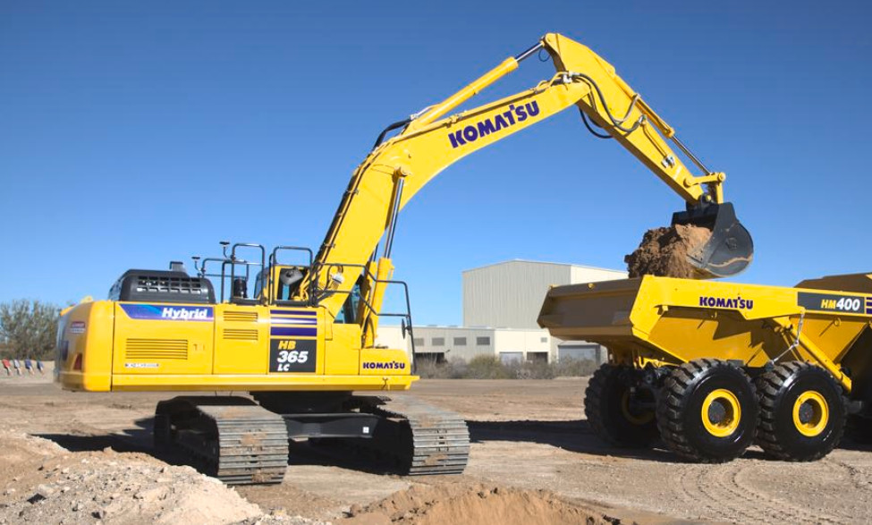 Used Mini Excavator Komatsu PC56-7 Second Hand Crawler Digger 34.5KW Rated Power