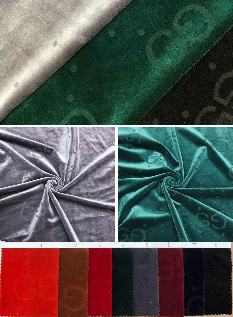 57 inch Polyester Velvet Velour Fabric Tie Dye Velvet Fabric Floral Printed