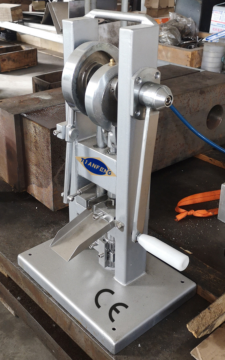 Hand Type Manual Lab Single Punch Tablet Press Machine 12mm 2000pcs/H