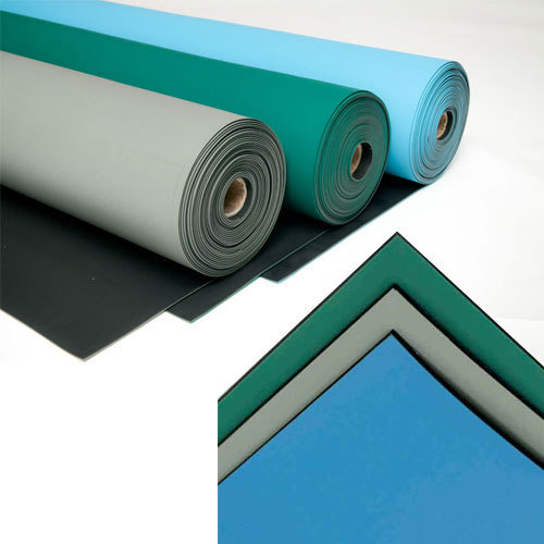 ESD Rubber Mat 2mm 3mm Nitrile 10e6-10e9 Ohm Surface Resistance