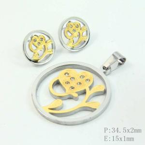 China High Quality Stainless Steel Jewelry Set LUS135 wholesale