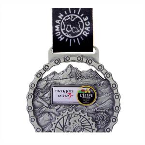 China Bulk Stock Finisher Cycling Medal and Bicycle Team Challenge Awards wholesale