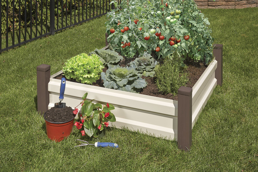 80x60x30cm Anti-Rusting Raised Metal Square Raised Garden Bed Kit