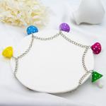 Christmas Gift Rainbow Stainless Steel Necklace Chain For Women Little Girls