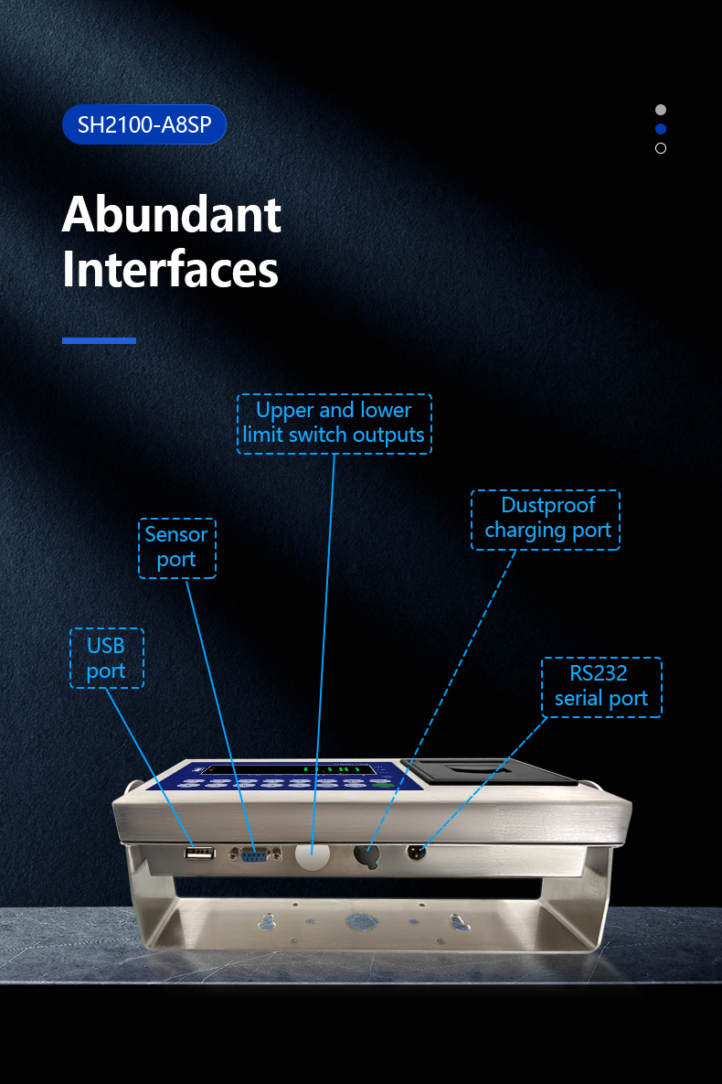 Customized SOHE A8SP Meter Printing Scale Instrument with Waterproof Sensor Display