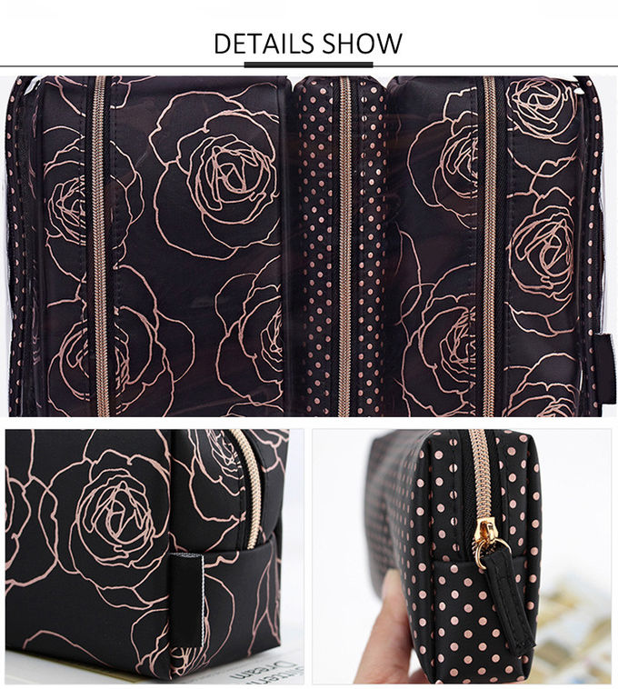 Hot Sale New Product Custom Waterproof PVC Clear Cosmetic Trolley Bag