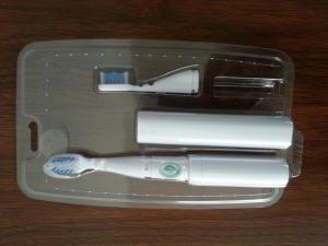 China Transparent PET / PVC / APET / GAG / APEG two blisters packing for electronic toothbrush wholesale