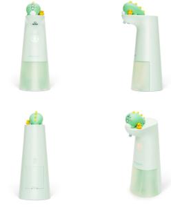 China Green Cute Automatic Soap Dispenser ROHS 8.45oz Touchless Foaming wholesale