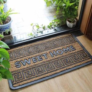 China Simple Large Front Door Welcome Mats Non Bruch Rubber Slip Resistance wholesale