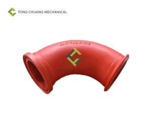 China High Stability Concrete Pump Parts No.2 Elbow Steel HRC 63 wholesale