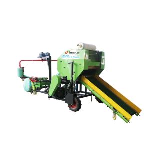 China 15hp 380V Silage Baler Machine Round Straw Diesel Motor 55bales/Hour wholesale
