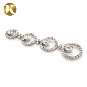 China Popular Woman Shoes Decoration Accessories Round Shaped Chain Buckle wholesale