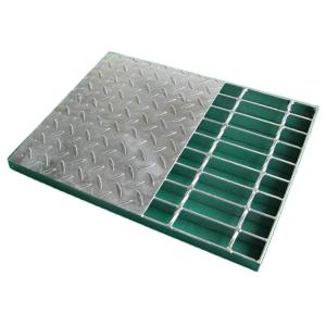 China Metal Pattern Pressure Welded Compound Steel Grating For Industrial wholesale