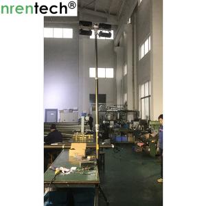 China 3.5m pneumatic telescopic mast inside wires for mobile light tower, fire truck lighting wholesale
