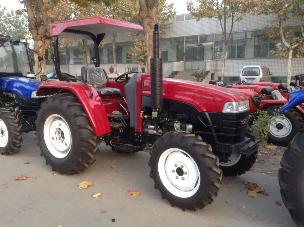 Luzhong 75HP 4X2/ 4X4 4WD Farm/Lawn/Garden/Large/Diesel Farm/Farming/Agricultural/Agri Tractor with ISO 