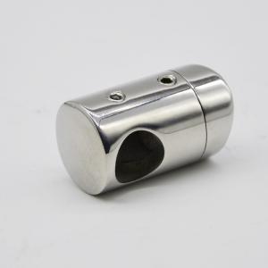 China Intermidiate Post Connector to tube for railling, Satin or Mirror finishing, SS304 wholesale