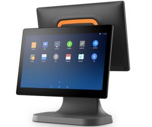 China Dual 15.6 Inch Touch Screen POS Terminal 16GB Memory For Supermarket wholesale