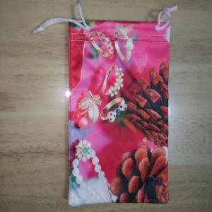 China Microfiber printed glasses pouch wholesale