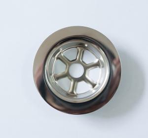 China Miror Polish Sink Strainer Parts OD 70 Mm Stainless Steel 201 304 For Kitchen wholesale