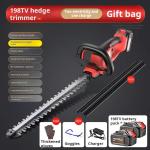 Brushless Battery Powered Hedge Cutter Rechargeable Garden Trimmer DC21V