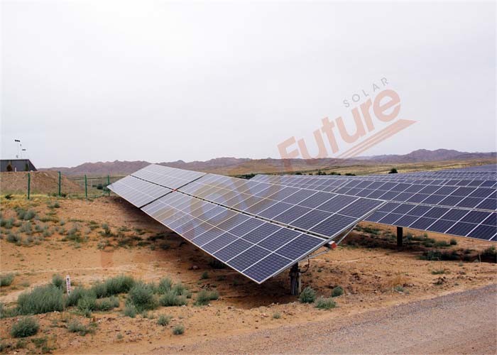 Hot Dip Galvanized Solar Sun Tracker Slew Drive 1.6KN/M2 Snow Load