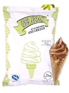 China Chocolate soft ice cream powder supplier OceanPower Halal HACCP FDA ISO22000 wholesale
