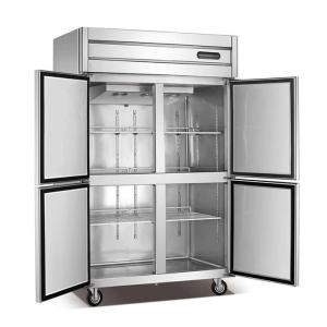 China Automatic Defrost R404A 1000L 4 Door Fridge Freezer wholesale