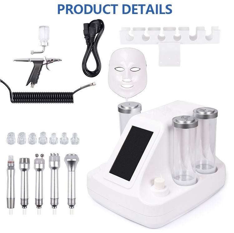 Portable Microdermabrasion Beauty Equipment Hydrafacial Remove Blackheads Hydrogen Oxygen 7 In 1