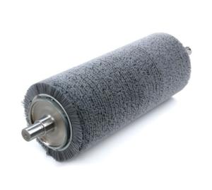 China Industrial Abrasive Silk Nylon Roller Brush For Metal Deoxidizing wholesale