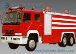 6X4 12000L Water Fire Fighting Trucks 360hp FAW Chassis Double Row Cabin