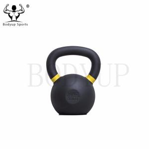 China Black Gym Fitness Iron Kettlebells Metal KettleBell Weights 20lbs wholesale