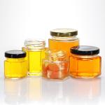 Food Grade 220Ml 280Ml 380Ml 500Ml Vintage Quilted Tea Canister Glass Jar With