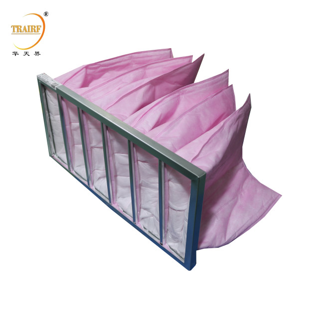 High Dust Holding Capacity Nonwoven Pocket Filter Electrostatic Type Pocket